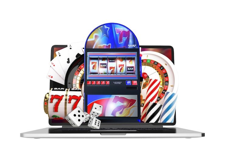 Layar aplikasi edi toto menampilkan kategori slot dan permainan kasino langsung