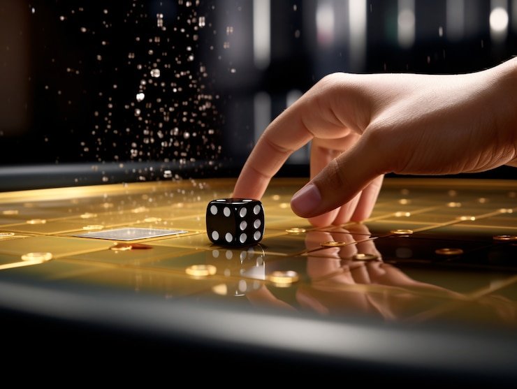 Dealer profesional di studio edi toto mengumumkan hasil dan membayar pemenang dengan chip